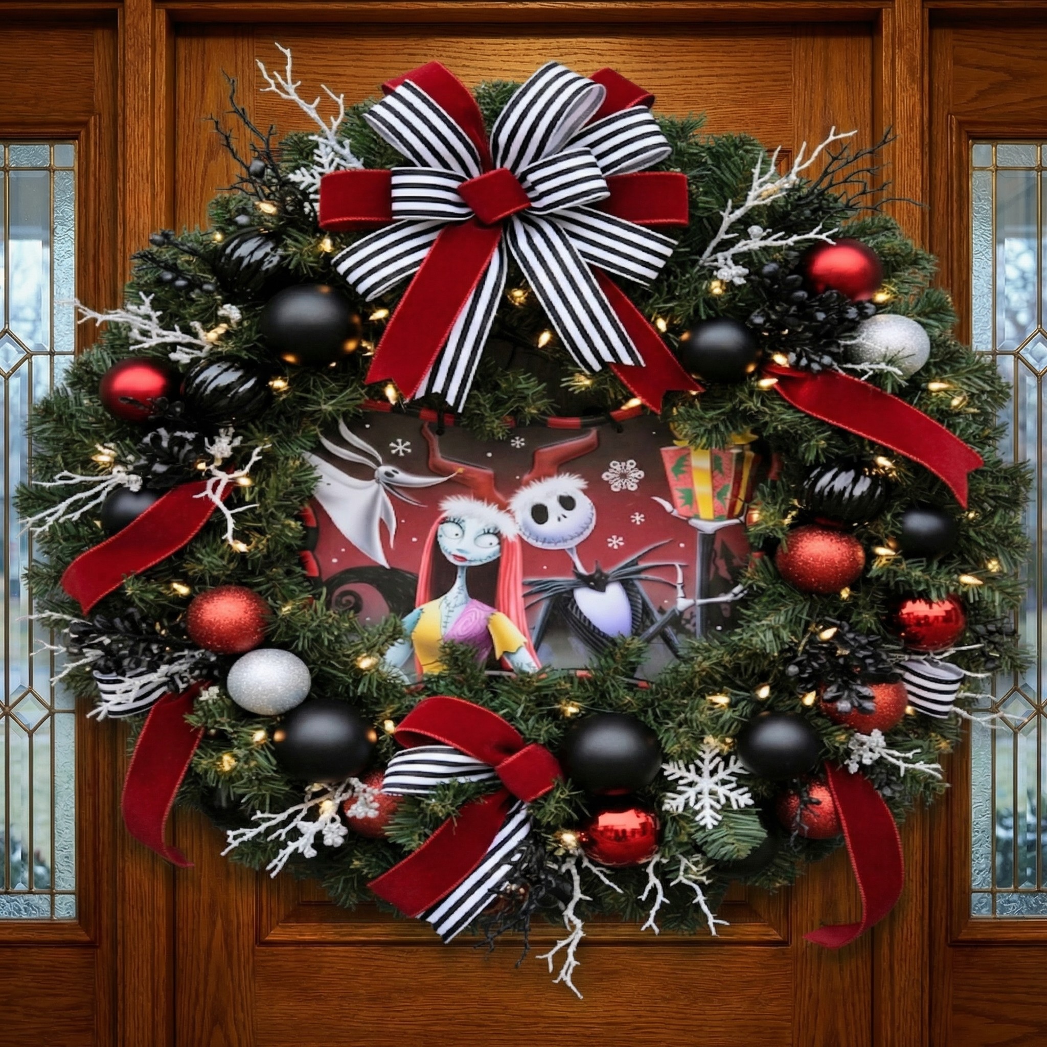 Nightmare Before Christmas Wreath