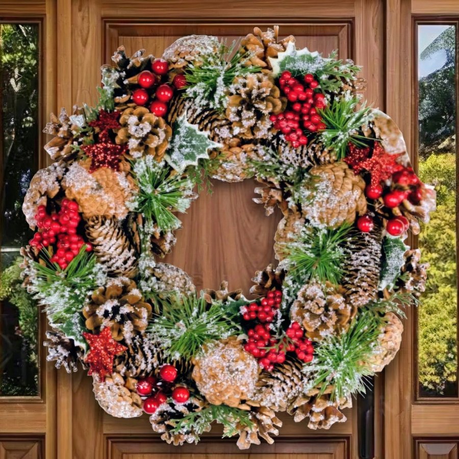 Traditional Pine Christmas Wreath