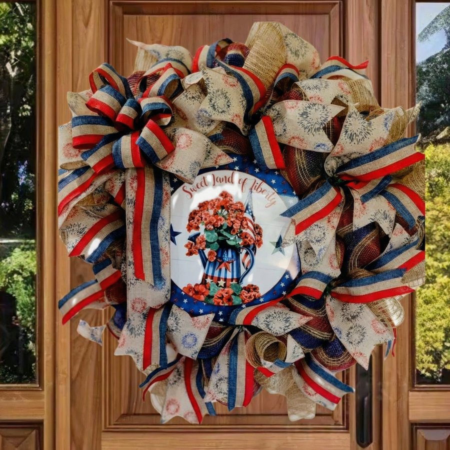 Sweet Land of Liberty Wreath